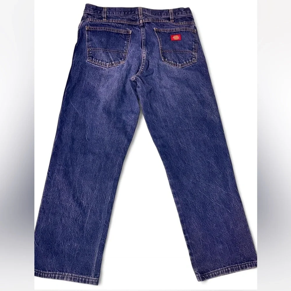 Dickies Men's Straight Blue Jeans